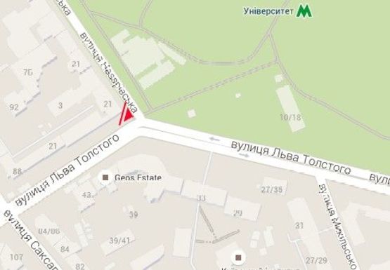 Схема рекламной плоскости по адресу Толстого Льва ул. - Ветрова ул., 1