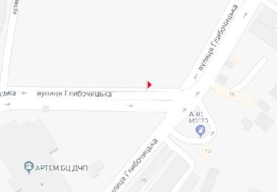 Схема рекламної площини за адресою Глубочицкая ул.