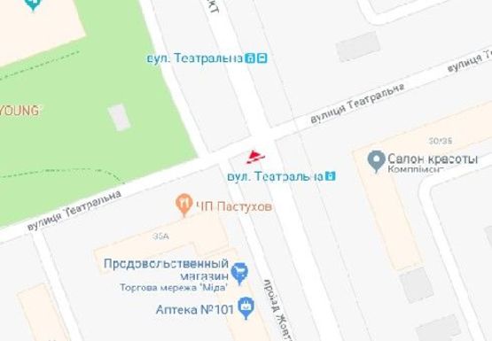 Схема рекламної площини за адресою Богоявленский пр., 41 (BackLit)