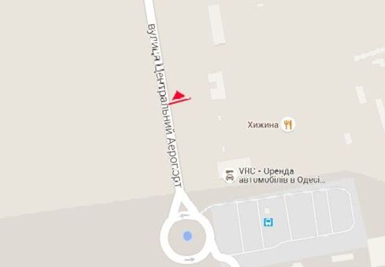 Схема рекламної площини за адресою Центральний аеропорт ул. (№50)