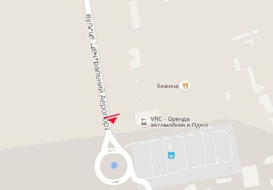 Схема рекламной плоскости по адресу Центральный аэропорт ул. (№52)