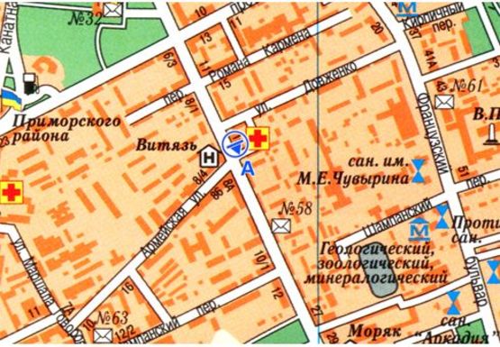 Схема рекламної площини за адресою Шевченко пр., 15/1