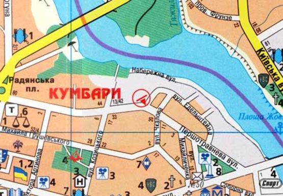 Схема рекламной плоскости по адресу Магистратская ул. - Селянский пер. (BackLit)