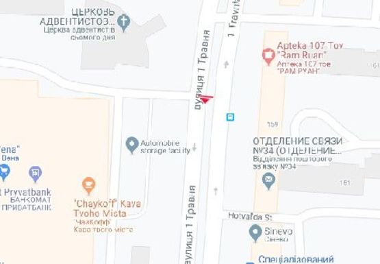 Схема рекламной плоскости по адресу 1 Мая ул., 159 - 5