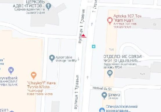 Схема рекламной плоскости по адресу 1 Мая ул., 159 - 5