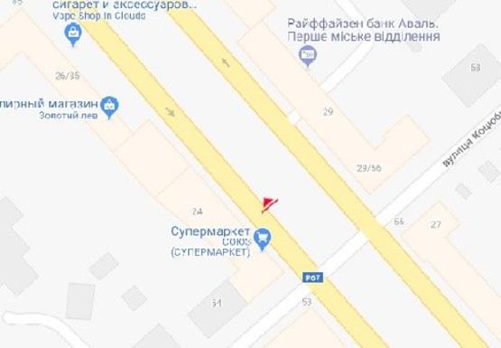 Схема рекламной плоскости по адресу Мира пр., 24