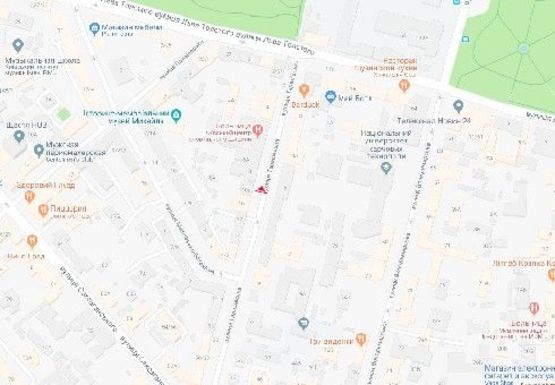 Схема рекламної площини за адресою Тарасовская ул.,10А