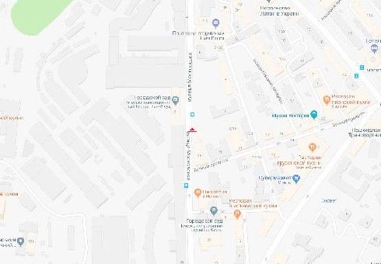 Схема рекламної площини за адресою Московская ул, 8