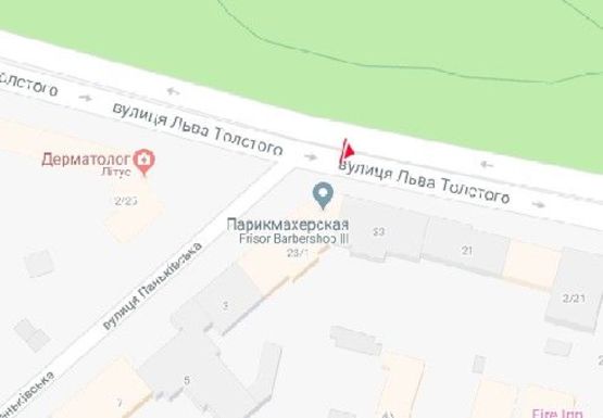 Схема рекламної площини за адресою Льва Толстого ул., 23/1