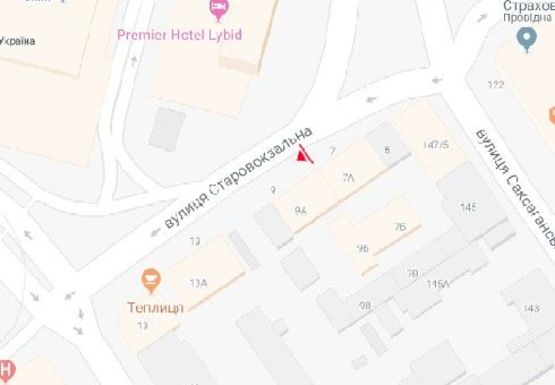 Схема рекламной плоскости по адресу Старовокзальная ул., 7