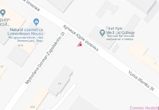 Схема рекламної площини за адресою Мельникова ул., 14 (напротив)