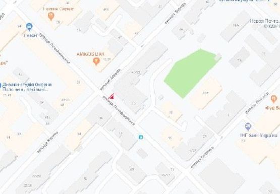 Схема рекламной плоскости по адресу Почайнинская ул., 40\22