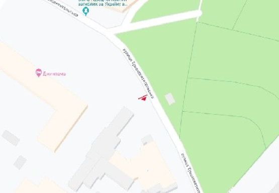 Схема рекламной плоскости по адресу Трехсвятительская ул., 4