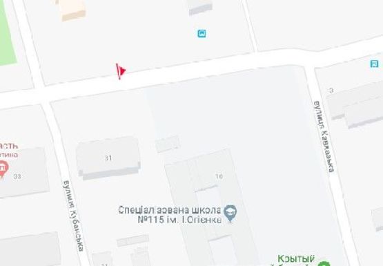 Схема рекламной плоскости по адресу Василия Липковского ул., 34