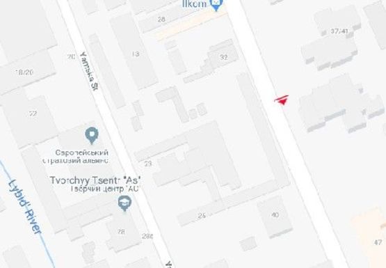 Схема рекламной плоскости по адресу Боженка ул., 37/41