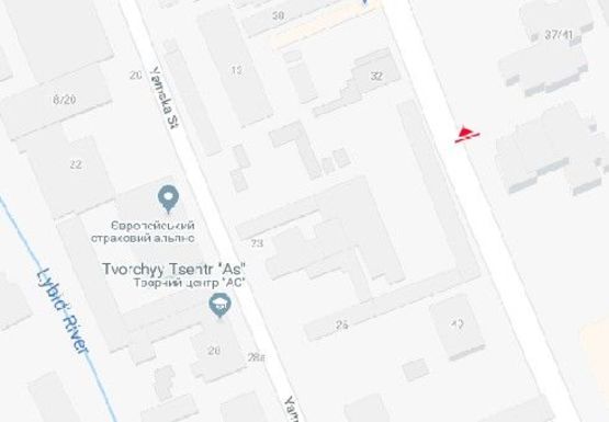 Схема рекламной плоскости по адресу Боженка ул., 37/41