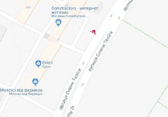 Схема рекламной плоскости по адресу Е. Телиги ул., 29