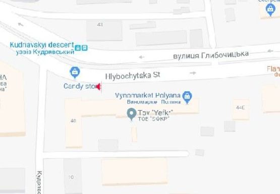 Схема рекламной плоскости по адресу Глубочицкая ул., 40