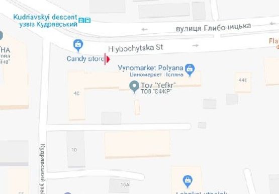 Схема рекламной плоскости по адресу Глубочицкая ул., 40