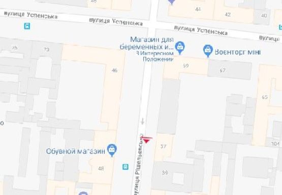 Схема рекламної площини за адресою Ришельевская ул., 37