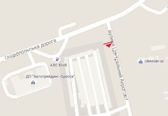 Схема рекламної площини за адресою Центральный Аэропорт ул. (№1)