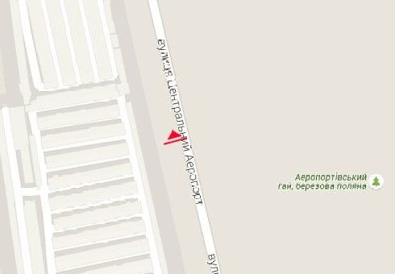 Схема рекламної площини за адресою Центральный Аэропорт ул. (№25)