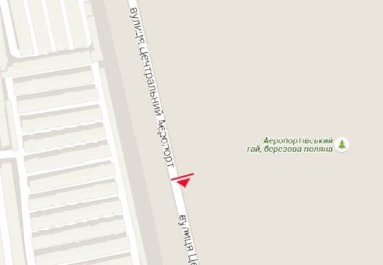 Схема рекламної площини за адресою Центральный Аэропорт ул. (№28)