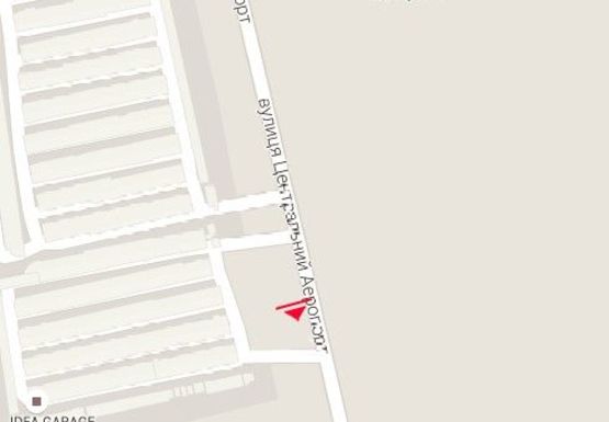 Схема рекламной плоскости по адресу Центральный Аэропорт ул. (№35)