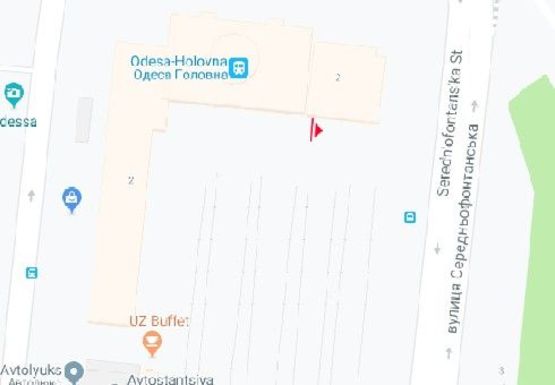 Схема рекламной плоскости по адресу Привокзальная пл.