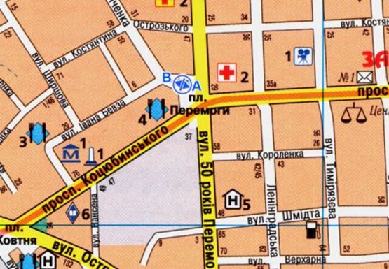 Схема рекламной плоскости по адресу Победы пл. (ДБ Юбилейный)