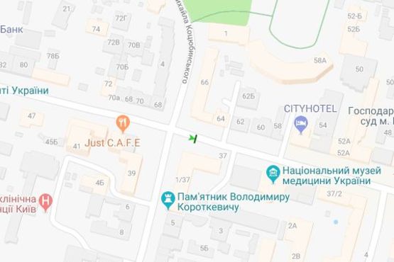 Схема рекламної площини за адресою Богдана Хмельницького вул., 37/1