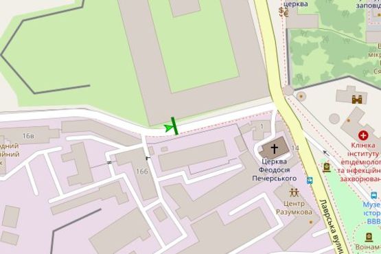 Схема рекламної площини за адресою Цитадельна вул., 2 А