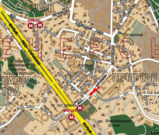 Схема рекламной плоскости по адресу Алмазова ул. (бывш. Кутузова ул.), 45/1