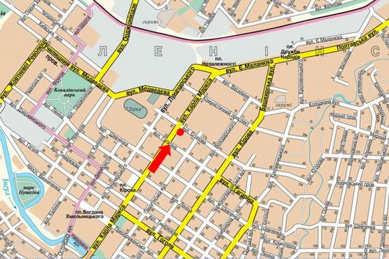 Схема рекламной плоскости по адресу Б. Перспективная ул. (бывш. Маркса ул.) / Егорова ул., возле гостиницы "Европа"