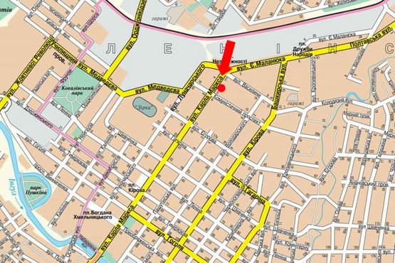 Схема рекламной плоскости по адресу Б. Перспективная ул. (бывш. Маркса ул.), 3/5, возле лаборитории "Синево"