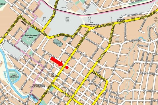 Схема рекламной плоскости по адресу Шевченко ул. / Б. Перспективная ул. (бывш. Маркса ул.), 34/25