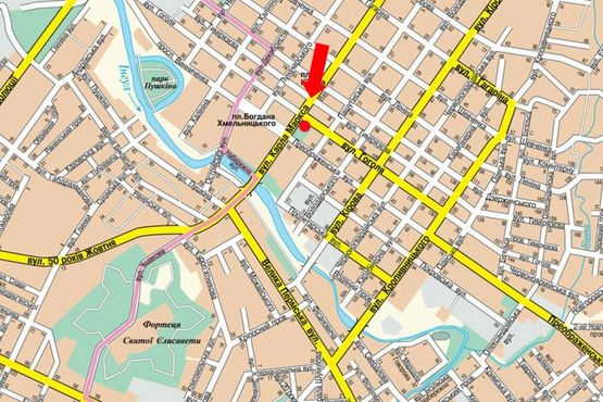 Схема рекламной плоскости по адресу Б. Перспективная ул. (бывш. Маркса ул.) / Гоголя ул.