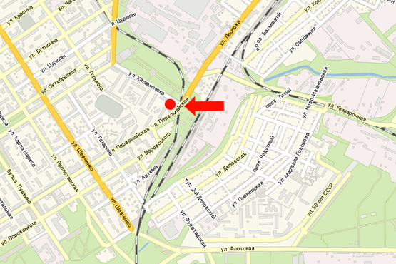 Схема рекламной плоскости по адресу Холоменюка ул. / ул. Леонова, возле жд вокзала, остановки