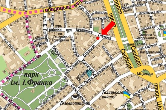 Схема рекламной плоскости по адресу Сечевых Стрельцов ул., 2