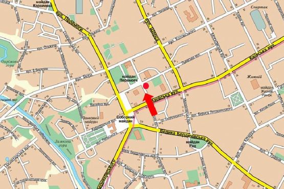 Схема рекламної площини за адресою Победы пл. / ул. Театральная, возле кассы "КийАвиа"