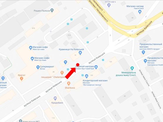 Схема рекламной плоскости по адресу Киевская ул.,  91, остановка "Автовокзал", остановка, из центра