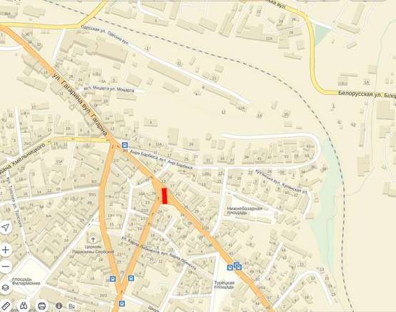 Схема рекламной плоскости по адресу Ш Алейхема -  Сагайдачного