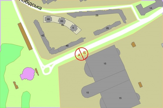 Схема рекламной плоскости по адресу Микільсько-Слобідська, 4-В (Міжнародний Виставковий Центр)