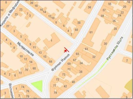 Схема рекламної площини за адресою Франко Ивана ул. 66 (1)