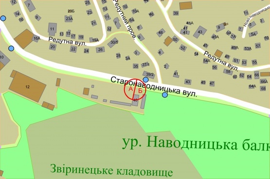 Схема рекламної площини за адресою Старонаводницька, 40