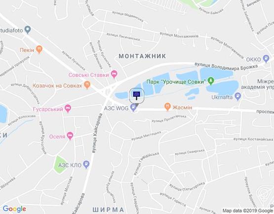 Схема рекламной плоскости по адресу пр-т Лобановського (Краснозвездный) /300м до вул.Кайсарова/на вул.Зеленогорська (А1) СКРОЛЕР