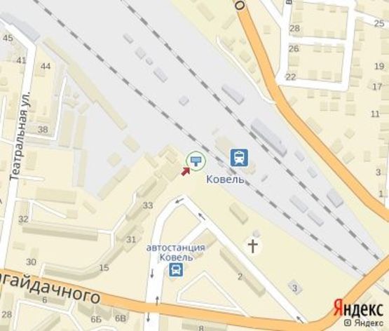 Схема рекламной плоскости по адресу Железнодорожный вокзал (левый фасад)