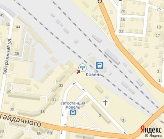 Схема рекламной плоскости по адресу Железнодорожный вокзал (правый фасад)