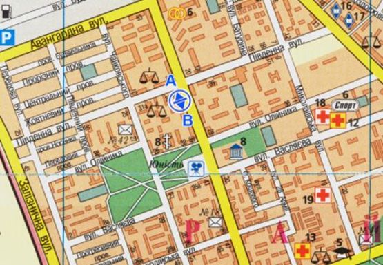 Схема рекламной плоскости по адресу Богоявленский пр. - за ост. Южная (ПОД БАННЕР)