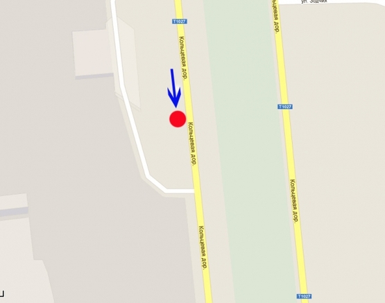 Схема рекламної площини за адресою ул. Б. Окружная / напр. магазина "ФОРУМ" (нижний)